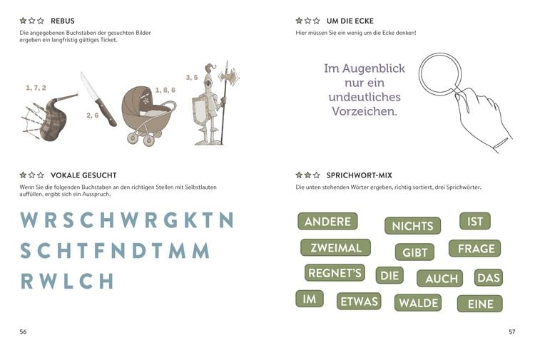 Produktbild: Gedächtnistraining Großdruck. Bunter Rätselmix in Großschrift