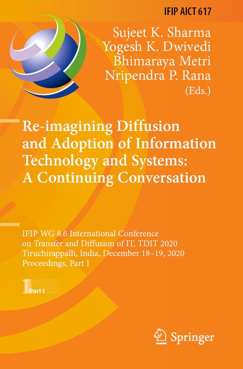 Produktbild: Re-imagining Diffusion and Adoption of Information Technology and Systems: A Continuing Conversation