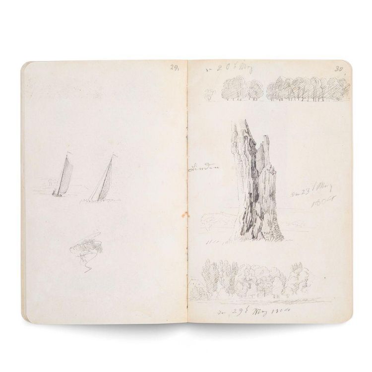 Produktbild: Caspar David Friedrich. Karlsruher Skizzenbuch (Schmuckausgabe)