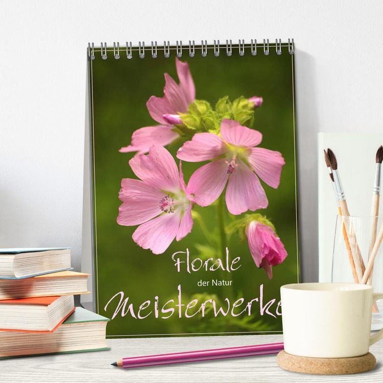 Produktbild: Florale Meisterwerke der Natur (Tischkalender 2026 DIN A5 hoch), CALVENDO Monatskalender