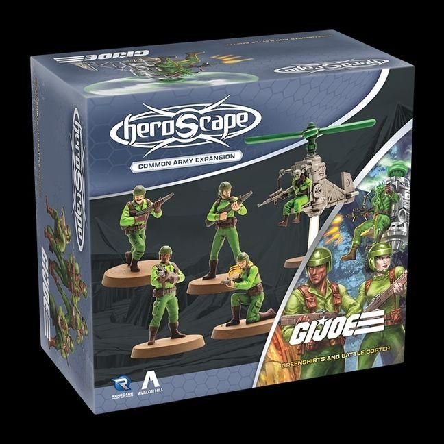 Produktbild: G.I. Joe Heroscape: Greenshirts and Battle Copter Army Expansion