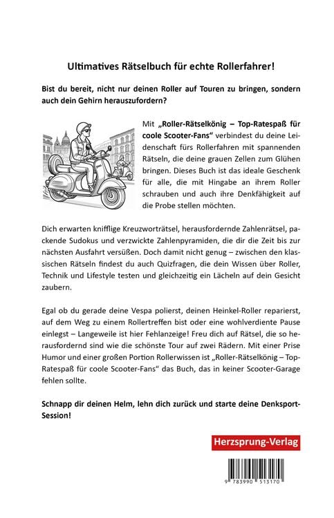 Produktbild: Roller-R&auml;tselk&ouml;nig: Top-R&auml;tselspa&szlig; f&uuml;r coole Scooterfahrer