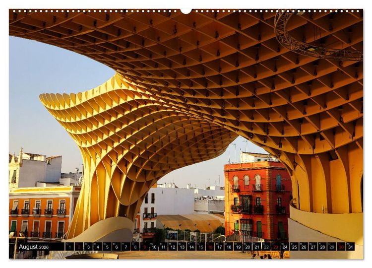 Produktbild: Sevilla - Traumziel in Andalusien (hochwertiger Premium Wandkalender 2026 DIN A2 quer), Kunstdruck in Hochglanz