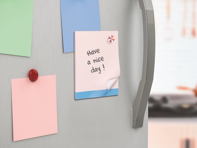 Produktbild: Brunnen Notizblock A6 mit Magnet Colours of Holiday