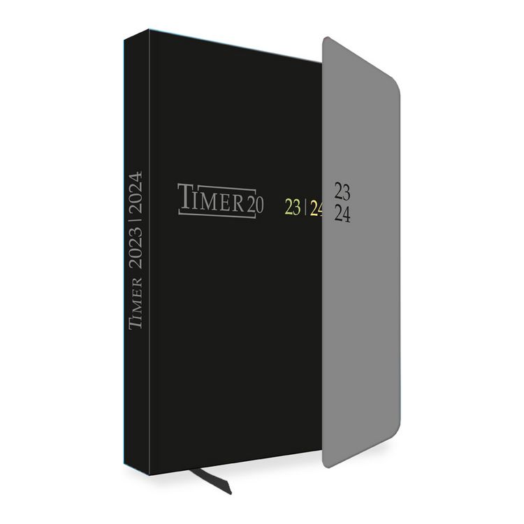 Produktbild: Tr&ouml;tsch Sch&uuml;lerkalender mit Klappe Black 23/24