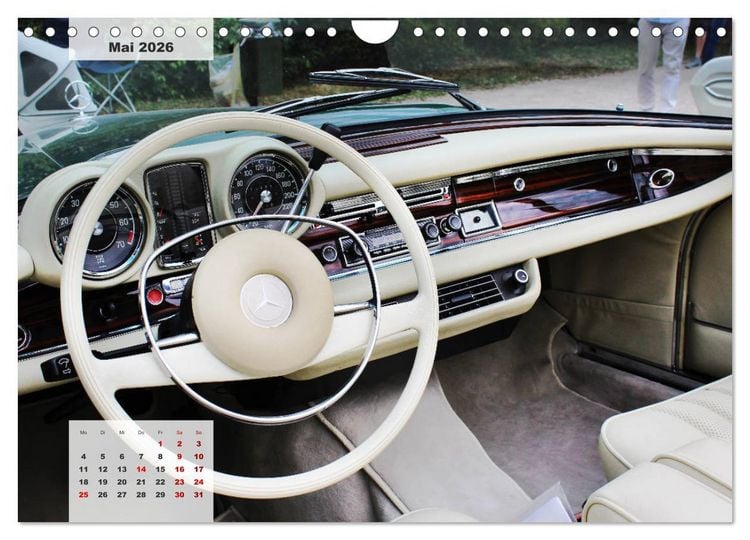Produktbild: Mercedes Edel & Fein (Wandkalender 2026 DIN A4 quer), CALVENDO Monatskalender