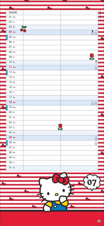 Produktbild: Hello Kitty Planer f&uuml;r zwei 2027