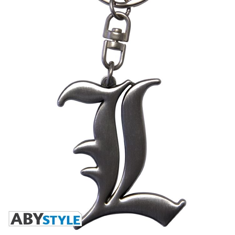 Produktbild: DEATH NOTE - Keychain 3D L Symbol