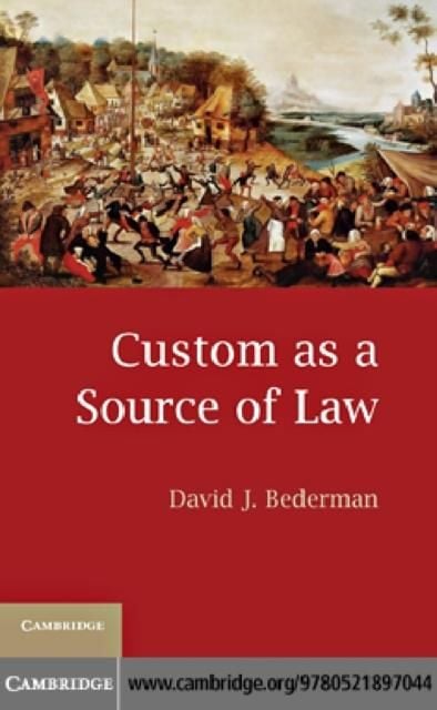 Produktbild: Custom as a Source of Law