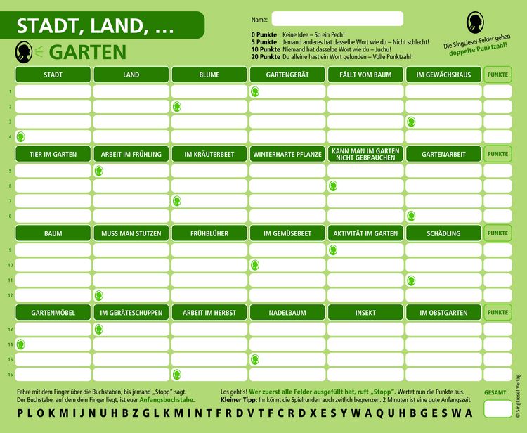 Produktbild: Stadt, Land, Garten