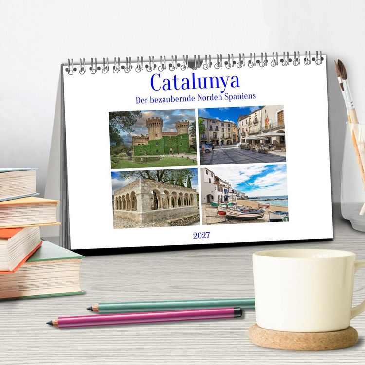 Produktbild: Catalunya, der bezaubernde Norden Spaniens (Tischkalender 2027 DIN A5 quer), CALVENDO Monatskalender