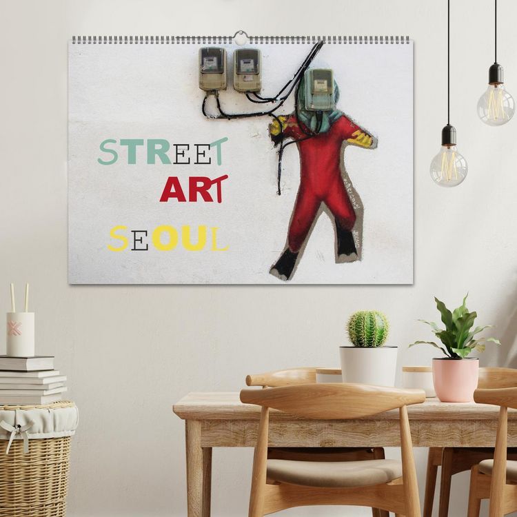 Produktbild: Street Art Seoul (Wandkalender 2026 DIN A2 quer), CALVENDO Monatskalender