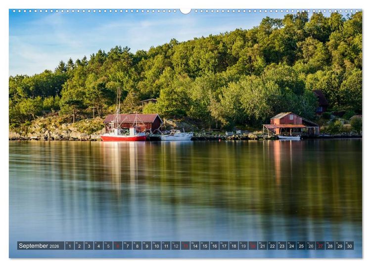 Produktbild: Norwegens S&uuml;den (Wandkalender 2026 DIN A2 quer), CALVENDO Monatskalender