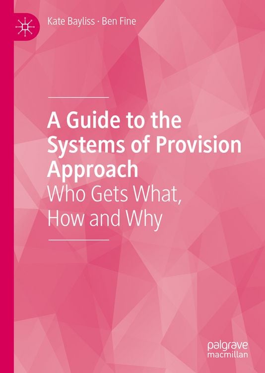 Produktbild: A Guide to the Systems of Provision Approach