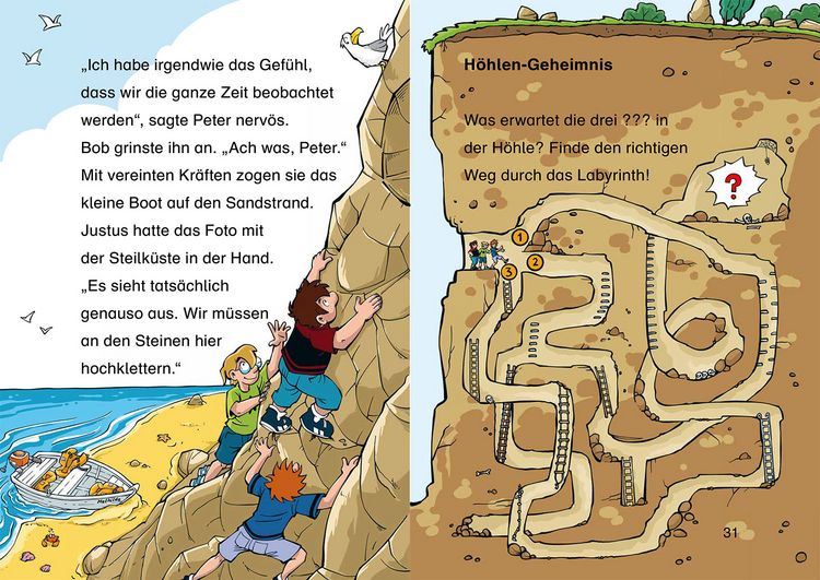 Produktbild: Die drei ??? Kids, B&uuml;cherhelden 2. Klasse, R&auml;tselhafte Schatzsuche