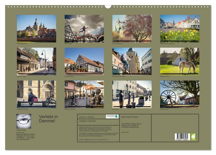 Produktbild: Verliebt in Damme! (Wandkalender 2026 DIN A2 quer), CALVENDO Monatskalender