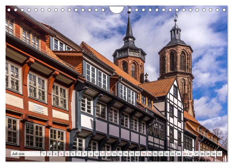 Produktbild: Niedersachsen - G&ouml;ttingen (Wandkalender 2026 DIN A4 quer), CALVENDO Monatskalender