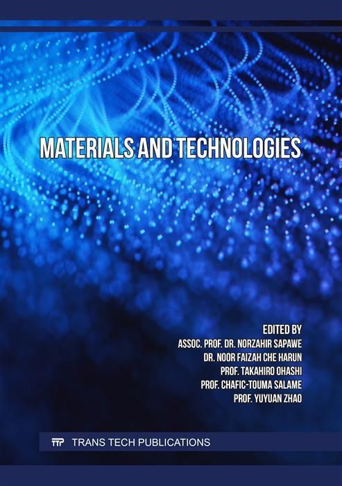 Produktbild: Materials and Technologies