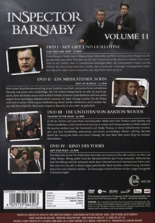 Produktbild: Inspector Barnaby Vol. 11 [4 DVDs]