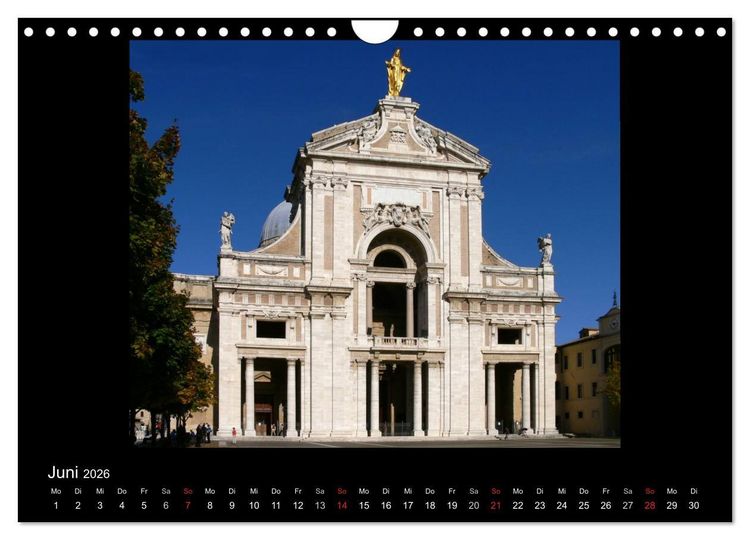 Produktbild: Auf den Spuren des Hl. Franziskus (Wandkalender 2026 DIN A4 quer), CALVENDO Monatskalender