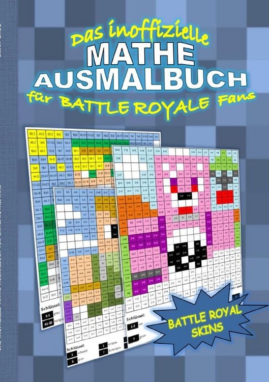 Produktbild: Das Inoffizielle Mathe Ausmalbuch f&uuml;r Battle Royale Fans