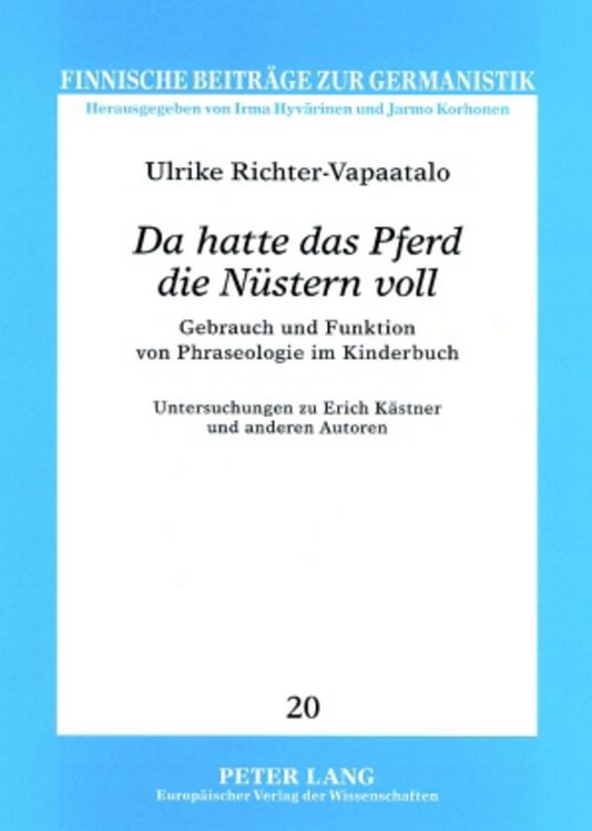 Produktbild: &laquo;Da hatte das Pferd die N&uuml;stern voll&raquo;