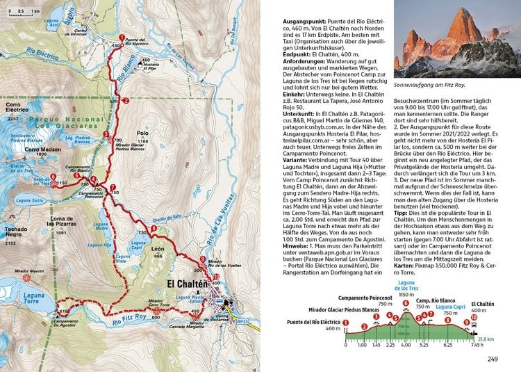 Produktbild: ROTHER Wanderf&uuml;hrer Patagonien