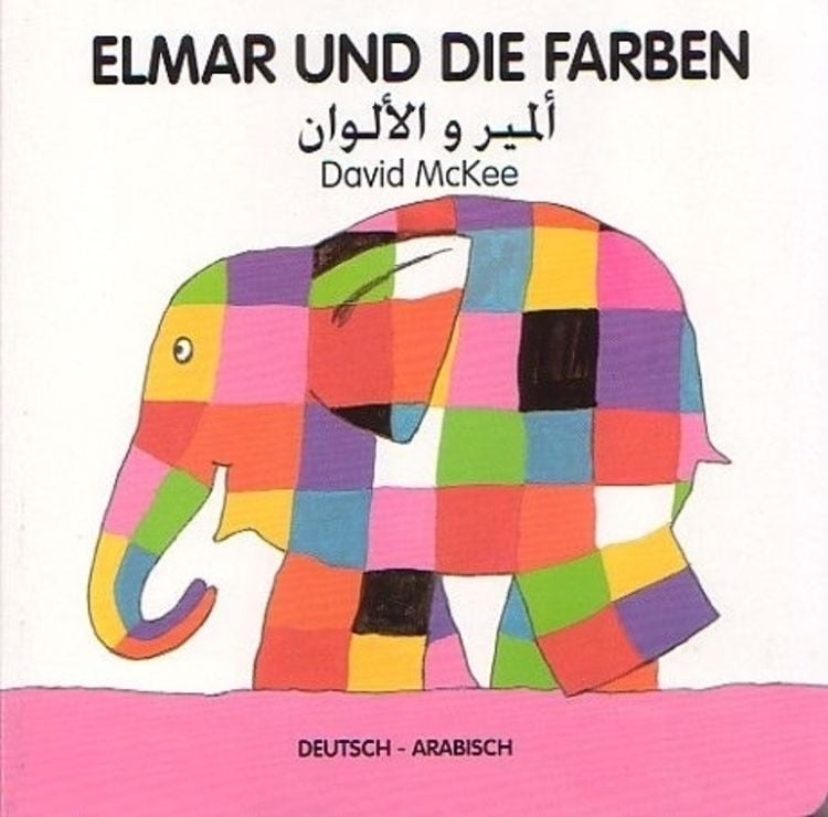 Produktbild: Elmar und die Farben, deutsch-arabisch
