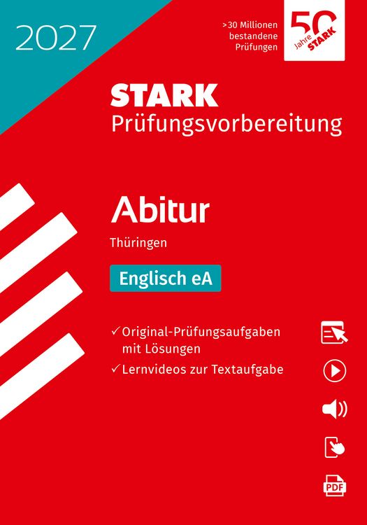 Produktbild: STARK Englisch - Abitur 2027 Th&uuml;ringen - Pr&uuml;fungsvorbereitung