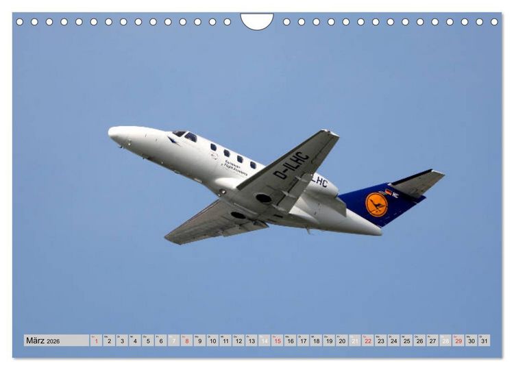 Produktbild: Flugzeuge - Starts und Landeanfl&uuml;ge (Wandkalender 2026 DIN A4 quer), CALVENDO Monatskalender