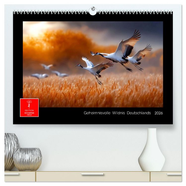 Produktbild: Geheimnisvolle Wildnis Deutschlands (hochwertiger Premium Wandkalender 2026 DIN A2 quer), Kunstdruck in Hochglanz
