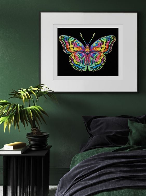 Produktbild: DIAMOND DOTZ - Diamond Painting Neon Schmetterling