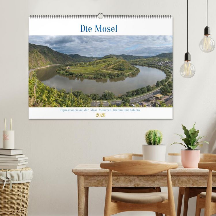 Produktbild: Die Mosel zwischen Bremm und Koblenz (Wandkalender 2026 DIN A2 quer), CALVENDO Monatskalender