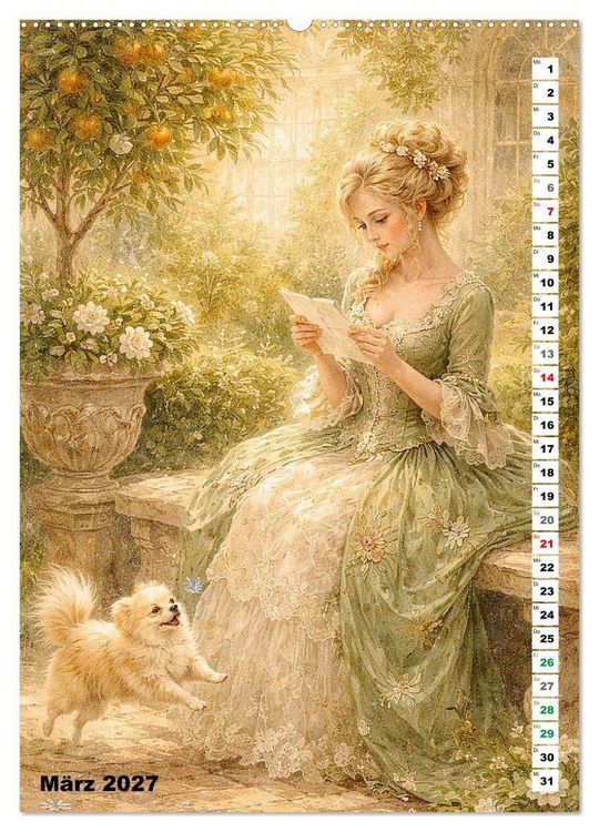 Produktbild: Glanz des Rokoko (Wandkalender 2027 DIN A2 hoch), CALVENDO Monatskalender