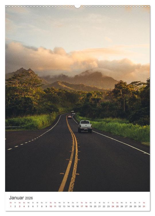 Produktbild: Hawaii - Das wundersch&ouml;ne Land im Pazifik. (hochwertiger Premium Wandkalender 2026 DIN A2 hoch), Kunstdruck in Hochglanz