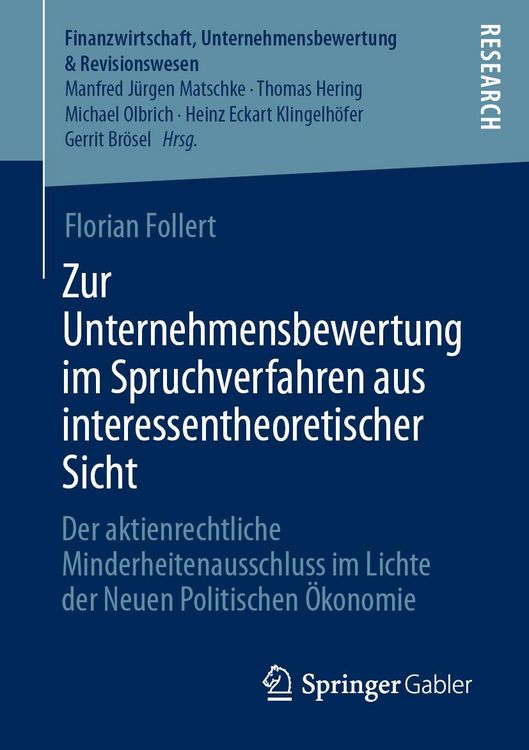 Produktbild: Zur Unternehmensbewertung im Spruchverfahren aus interessentheoretischer Sicht