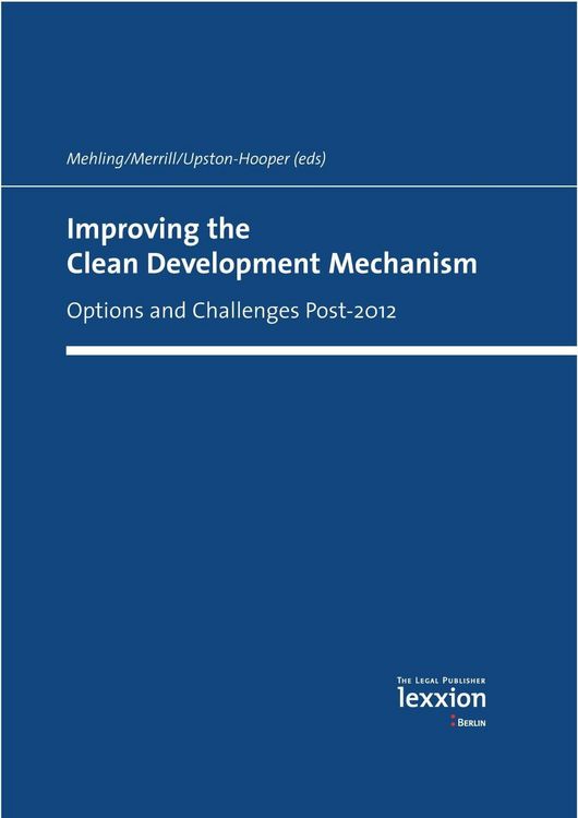 Produktbild: Improving the Clean Development Mechanism