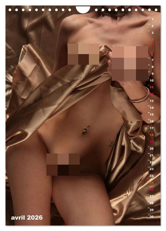 Produktbild: L'or nu (Calendrier mural 2026 DIN A4 horizontal), CALVENDO calendrier mensuel