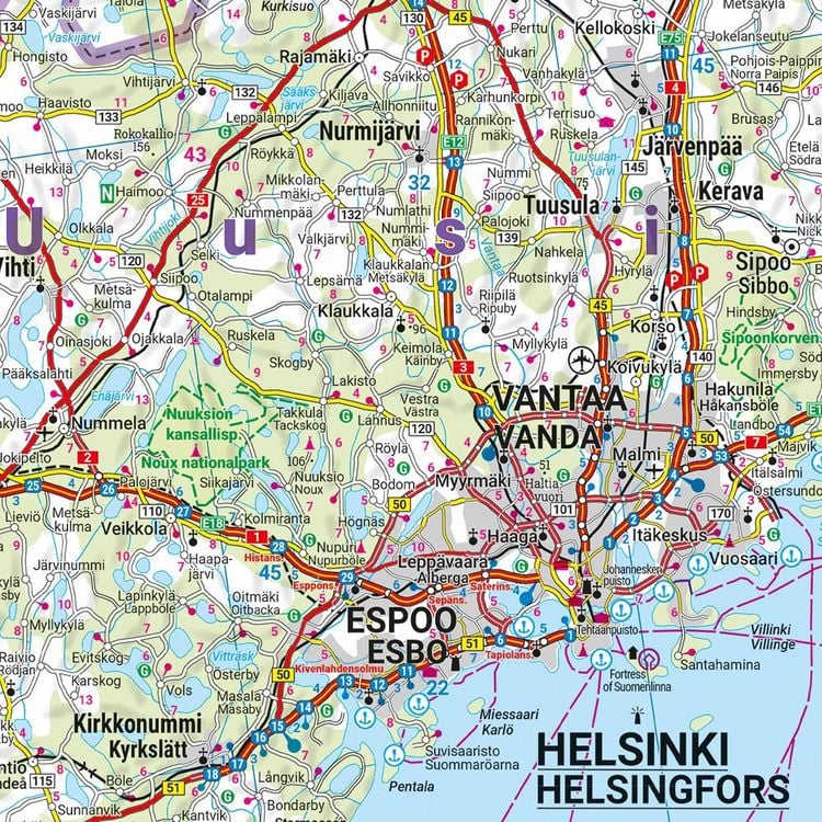 Produktbild: freytag & berndt Stra&szlig;enkarte Finnland 1:500.000