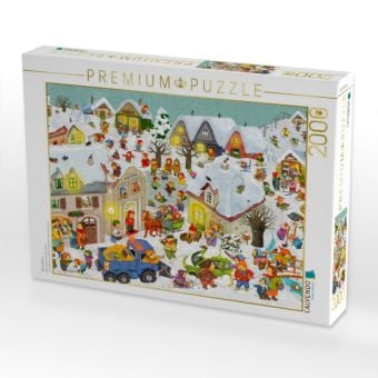 Produktbild: CALVENDO Puzzle Winterferien | 2000 Teile Lege-Gr&ouml;&szlig;e 90x67cm Foto-Puzzle f&uuml;r gl&uuml;ckliche Stunden