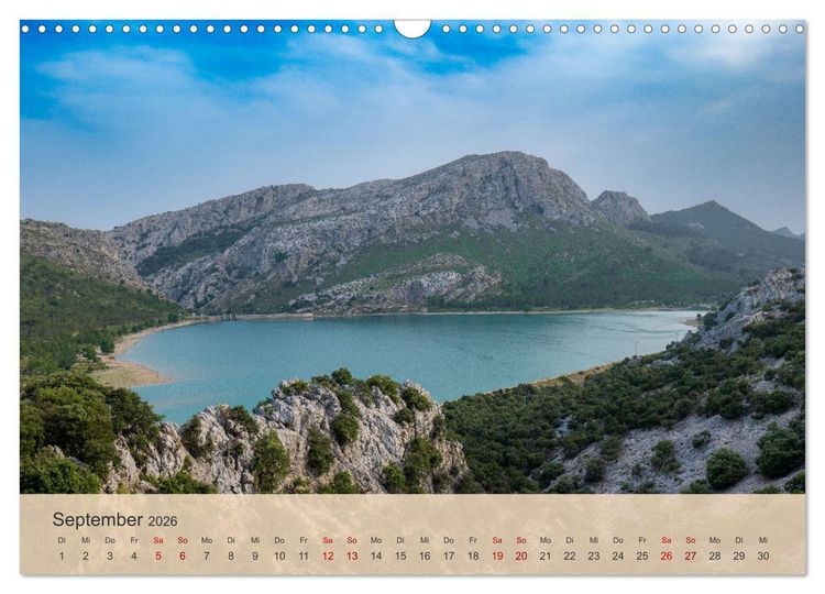 Produktbild: Mallorca - Perle des Mittelmeers (Wandkalender 2026 DIN A3 quer), CALVENDO Monatskalender