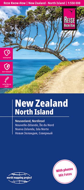 Produktbild: Reise Know-How Landkarte Neuseeland, Nordinsel | New Zealand, North Island (1:550.000)