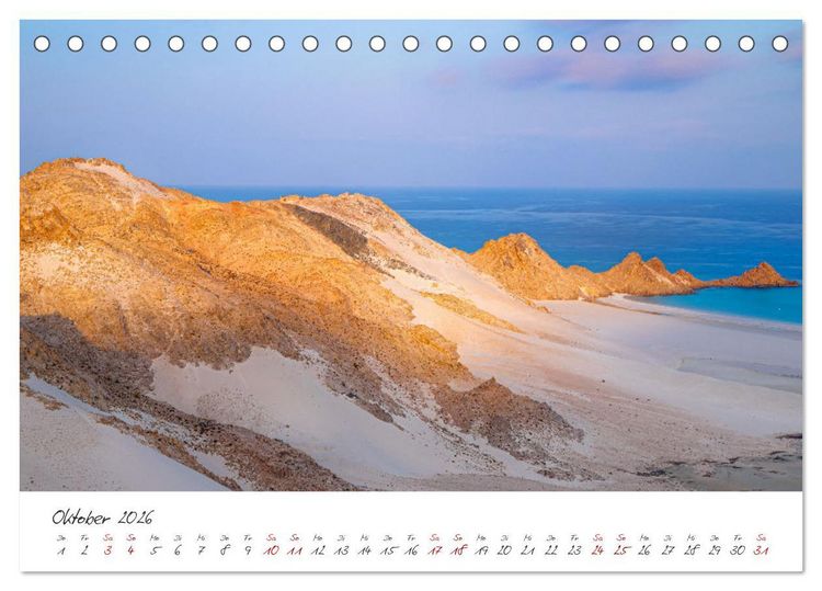 Produktbild: Socotra - Zauberhafte Insel (Tischkalender 2026 DIN A5 quer), CALVENDO Monatskalender