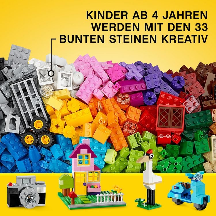 Produktbild: LEGO Classic 10698 Gro&szlig;e Bausteine-Box, Spielzeugaufbewahrung, Bausteine