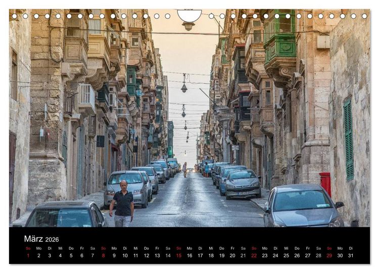 Produktbild: Malta & Gozo (Wandkalender 2026 DIN A4 quer), CALVENDO Monatskalender
