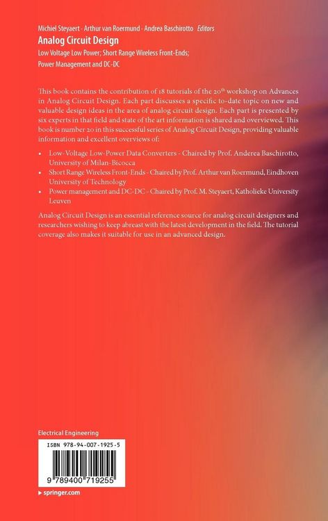 Produktbild: Analog Circuit Design