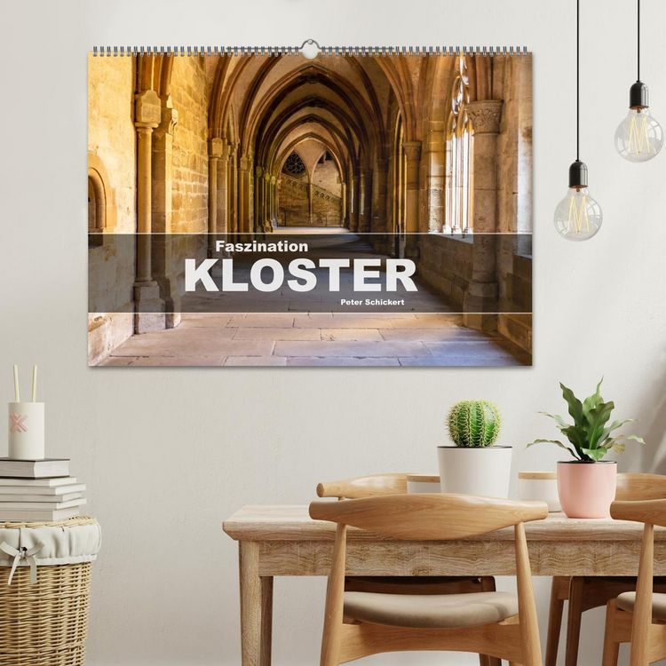 Produktbild: Faszination Kloster (Wandkalender 2026 DIN A2 quer), CALVENDO Monatskalender