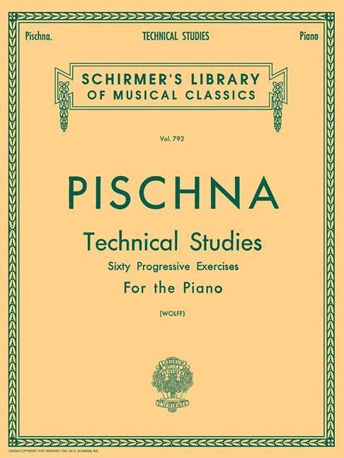 Produktbild: Pischna: Technical Studies for the Piano Method Book with Classical Technique Exercises for Late Intermediate Students Progressive Piano Sheet Music Book for Skill Building and Finger Development