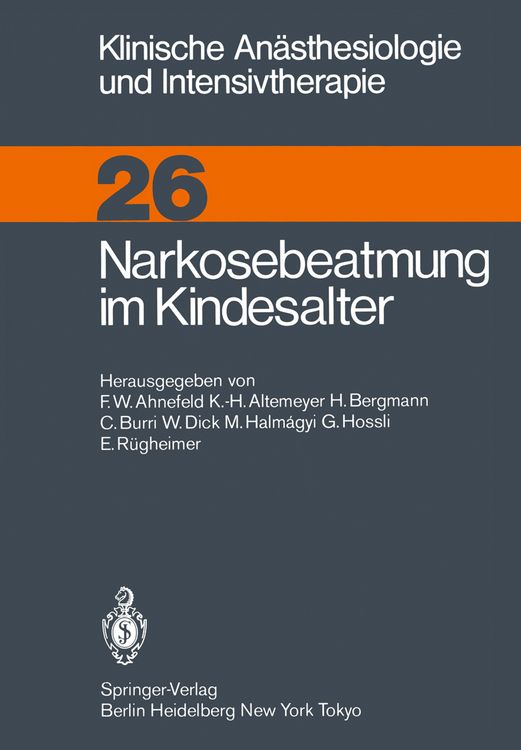 Produktbild: Narkosebeatmung im Kindesalter