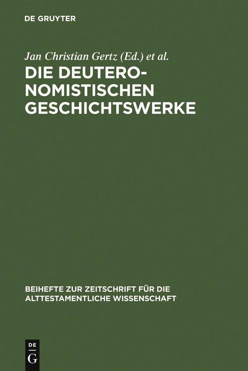 Produktbild: Die deuteronomistischen Geschichtswerke
